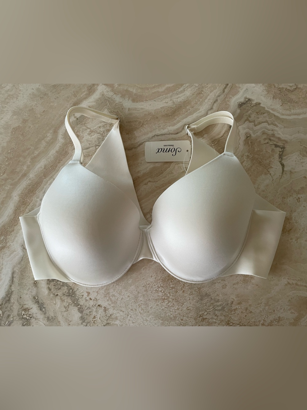 NWT Soma Vanishing Back Full Coverage  Bra in Ivory, size 38B, #670160251 - Picture 9 of 10